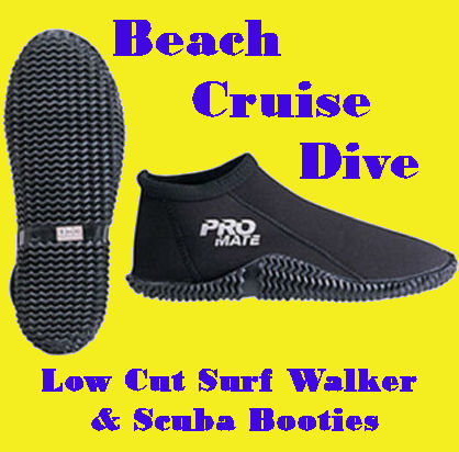 Booties Low Cut Short Boot aqua shoe water cruise beach surf pool shoes